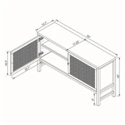 Palmdale Woven Door Console - Threshold™ Designed With Studio McGee -Quality Furniture Store GUEST 6d225f38 58c8 4d6f a350 e4de6fff4cf2