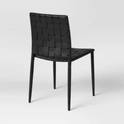 Wellfleet Woven Leather Metal Base Dining Chair - Threshold™ 12 Wellfleet Woven Leather Metal Base Dining Chair - Threshold™ -Quality Furniture Store GUEST 6d59ee03 4e98 40d3 8283 9f9d59e1aec5