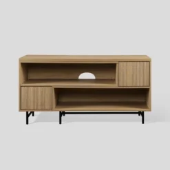 Modern Reeded Door Extendable TV Stand For TVs Up To 50" - Saracina Home -Quality Furniture Store GUEST 6d7879d0 a593 4cbd b17a 3d820695e001