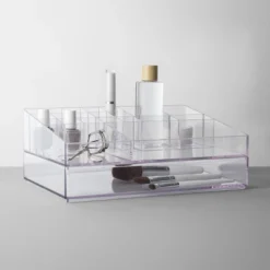 Bathroom Plastic Extra Large Cosmetic Organizer Clear - Brightroom™ 9 Bathroom Plastic Extra Large Cosmetic Organizer Clear - Brightroom™ -Quality Furniture Store GUEST 7699a630 77d0 4c15 991b 3a57e72f815a