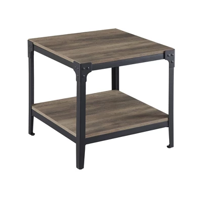Set Of 2 Benny Urban Industrial Angle Iron Side Tables - Saracina Home 15 Set Of 2 Benny Urban Industrial Angle Iron Side Tables - Saracina Home - Image 13