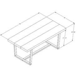 72" Modern Farmhouse Solid Wood Distressed Plank Top Dining Table - Saracina Home 12 72" Modern Farmhouse Solid Wood Distressed Plank Top Dining Table - Saracina Home -Quality Furniture Store GUEST 771a4c0c 29dd 4c84 ae48 88970e06f0cd