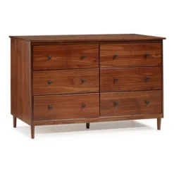 Stiva Classic Mid-Century Modern Horizontal 6 Drawer Dresser - Saracina Home 39 Stiva Classic Mid-Century Modern Horizontal 6 Drawer Dresser - Saracina Home -Quality Furniture Store GUEST 78791d89 6431 4350 b98b c4637b18a0d0
