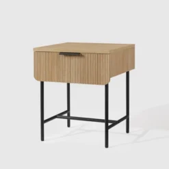 Modern Reeded 1 Drawer Side Table - Saracina Home 16 Modern Reeded 1 Drawer Side Table - Saracina Home -Quality Furniture Store GUEST 78d03fb1 5d5d 49fe b94e 5288da9b8868