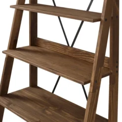 68.25" Boho 4 Tier Solid Wood Ladder Bookshelf Plant Stand - Saracina Home -Quality Furniture Store GUEST 797a1992 1985 4a2b b8dd d8f196676df1