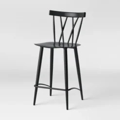 Set Of 2 Becket Metal X Back Counter Height Barstool Black - Threshold™ -Quality Furniture Store GUEST 7ab60607 4e5e 4b03 a2af 7cf9061779fb