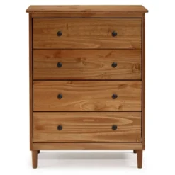 Stiva Classic Mid-Century Modern Vertical 4 Drawer Dresser - Saracina Home -Quality Furniture Store GUEST 7d52ef34 1e46 4920 a3a1 34d91177eaef