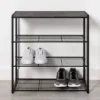 4 Tier Shoe Rack Black Metal With Black Oak Wood - Brightroom™ -Quality Furniture Store GUEST 7d8722fc 809b 46bb 8cdc 66a0f0295d4b