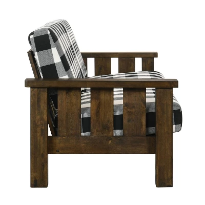 Jovie Gingham Rustic Sofa - HOMES: Inside + Out 4 Jovie Gingham Rustic Sofa - HOMES: Inside + Out - Image 2