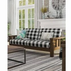 Jovie Gingham Rustic Sofa - HOMES: Inside + Out 12 Jovie Gingham Rustic Sofa - HOMES: Inside + Out -Quality Furniture Store GUEST 7f82f1e6 5ee6 49ab a034 ce2d29133308