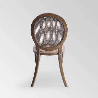 Set Of 2 Chittenden Rattan Dining Chair - Christopher Knight Home 4 Set Of 2 Chittenden Rattan Dining Chair - Christopher Knight Home - Image 2