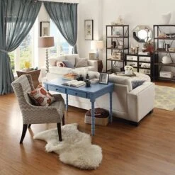 Elliott Wood Writing Desk With Drawers - Inspire Q -Quality Furniture Store GUEST 82735b71 b8b3 4cbf 88c9 fed79fc53079