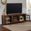 Tasi Transitional Farmhouse Glass Window Pane Door With Electric Fireplace TV Stand For TVs Up To 80" - Saracina Home 1 Tasi Transitional Farmhouse Glass Window Pane Door With Electric Fireplace TV Stand For TVs Up To 80" - Saracina Home -Quality Furniture Store GUEST 833db770 bdeb 4154 8a3a 54592ad0ac91