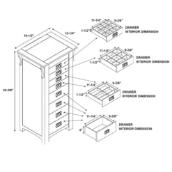Delia Jewelry Armoire Brown - Powell Company 31 Delia Jewelry Armoire Brown - Powell Company -Quality Furniture Store GUEST 83671e5f f20a 4898 93ee 3b153b1c74be