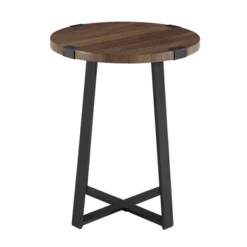 Wrightson Urban Industrial Faux Wrap Leg Round Side Table - Saracina Home 16 Wrightson Urban Industrial Faux Wrap Leg Round Side Table - Saracina Home -Quality Furniture Store GUEST 84399111 cd74 49b4 9bbc 69a1b7d809fe
