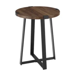 Wrightson Urban Industrial Faux Wrap Leg Round Side Table - Saracina Home 18 Wrightson Urban Industrial Faux Wrap Leg Round Side Table - Saracina Home -Quality Furniture Store GUEST 85175990 d6ce 4a98 b921 b0ae1f64a193