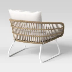 Southport Outdoor Patio Chair With Metal Legs, Club Chair Natural/White - Opalhouse™ 10 Southport Outdoor Patio Chair With Metal Legs, Club Chair Natural/White - Opalhouse™ -Quality Furniture Store GUEST 85f574ff c7e7 4d01 b943 e6500f46c5aa