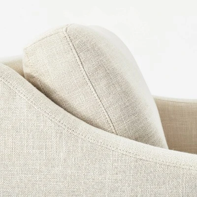 Vivian Park Upholstered Swivel Chair Cream - Threshold™ Designed With Studio McGee 6 Vivian Park Upholstered Swivel Chair Cream - Threshold™ Designed With Studio McGee - Image 4