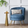 Beadle Accent Chair With Brass Leg Velvet Blue - Project 62™ -Quality Furniture Store GUEST 8ccbf5b0 9e09 4135 98bb 0abf3c1d375e