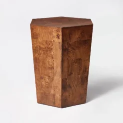 Ogden Burled Wood Accent Table - Threshold™ Designed With Studio McGee -Quality Furniture Store GUEST 8fa15145 93ae 43f4 9af7 b064f9a32d65