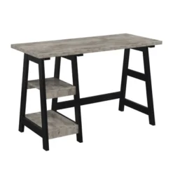 Designs2Go Trestle Desk With Shelves - Breighton Home -Quality Furniture Store GUEST 90586636 b0dd 40ee bbf8 ea6a12b7038b