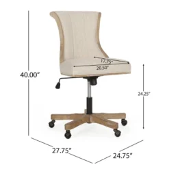 Coulee Contemporary Fabric Upholstered Roll Back Swivel Office Chair - Christopher Knight Home 25 Coulee Contemporary Fabric Upholstered Roll Back Swivel Office Chair - Christopher Knight Home -Quality Furniture Store GUEST 9138720c 6bad 4c13 8e6e 410b243dda99