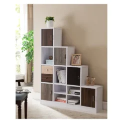 61.5" Hirsch Contemporary Bookcase White - HOMES: Inside + Out -Quality Furniture Store GUEST 917b3eeb d525 4f9d aefd eb2016786614