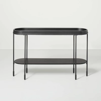 Wood & Metal Console Table - Black - Hearth & Hand™ With Magnolia 4 Wood & Metal Console Table - Black - Hearth & Hand™ With Magnolia - Image 2