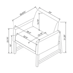 Canvas Upholstered Accent Arm Chair - Khaki - Hearth & Hand™ With Magnolia -Quality Furniture Store GUEST 92900cce fbf5 4c2d af26 ca2863ab7bad