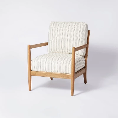 Park Valley Ladder Back Wood Arm Accent Chair - Threshold™ Designed With Studio McGee 10 Park Valley Ladder Back Wood Arm Accent Chair - Threshold™ Designed With Studio McGee - Image 8