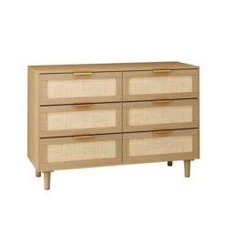 43.31" 6-Drawer Rattan Dresser For Living Room And Bedroom - ModernLuxe 14 43.31" 6-Drawer Rattan Dresser For Living Room And Bedroom - ModernLuxe -Quality Furniture Store GUEST 938af7fc 3b13 4c05 8770 7e2c44b32b1c