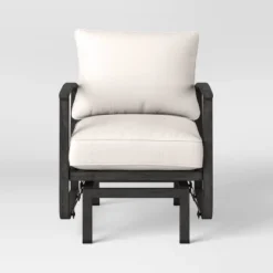 2pc Ryegate Glider Outdoor Patio Chairs, Club Chairs Gray - Threshold™ -Quality Furniture Store GUEST 95adfbed e2ab 4d46 9ae5 3cd9a646ab48