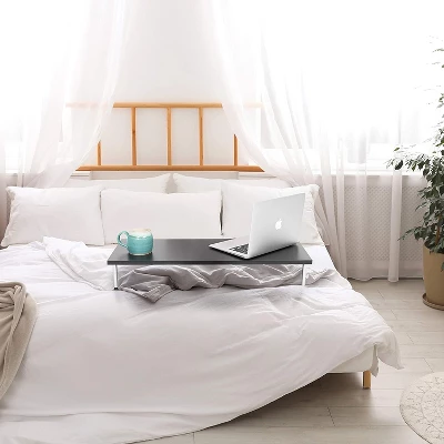 Titan Monitor Stand – 31.25” Height Adjustable Monitor Riser And Desk Shelf– Black – Stand Steady 4 Titan Monitor Stand – 31.25” Height Adjustable Monitor Riser And Desk Shelf– Black – Stand Steady - Image 2