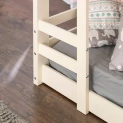 Twin Over Twin Indy Solid Wood Low Bunk Bed - Saracina Home 13 Twin Over Twin Indy Solid Wood Low Bunk Bed - Saracina Home -Quality Furniture Store GUEST 96183bcc 8292 40fe 8e74 beec5d91051a