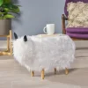 Levi Furry Yak Ottoman - Christopher Knight Home 2 Levi Furry Yak Ottoman - Christopher Knight Home -Quality Furniture Store GUEST 96499774 6327 48e7 ba5f 4f120a807bd3