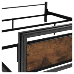 Queen Urban Chic Metal And Wood Plank Bed Brown - Saracina Home 11 Queen Urban Chic Metal And Wood Plank Bed Brown - Saracina Home -Quality Furniture Store GUEST 96ec04c6 8825 401d a458 94fb7b509933