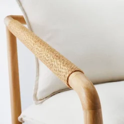 Ventura Upholstered Accent Chair With Wood Frame Natural - Threshold™ Designed With Studio McGee -Quality Furniture Store GUEST 98662dff f5db 4a4f 8dae a4b4967b85d1