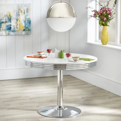 Raleigh Retro Dining Table White - Buylateral 3 Raleigh Retro Dining Table White - Buylateral