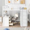 Full Size Loft Bed With Drawers, Desk And Wardrobe - ModernLuxe -Quality Furniture Store GUEST 9b9a7aaa 977c 4255 916d e8b69477ac35