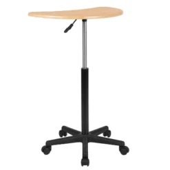 Emma And Oliver Sit To Stand Mobile Laptop Computer Desk - Portable Rolling Standing Desk -Quality Furniture Store GUEST 9bcddeb5 ffba 472c 8be8 74b8753b93ae