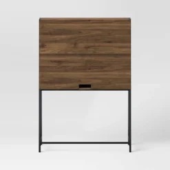 Loring Wood Secretary Desk With Hutch And Charging Station Walnut - Threshold™ 9 Loring Wood Secretary Desk With Hutch And Charging Station Walnut - Threshold™ -Quality Furniture Store GUEST 9bf83393 7336 44d1 b8ec 482f68853fe2