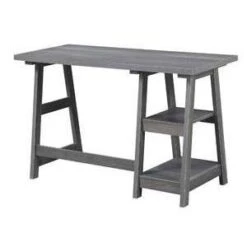 Designs2Go Trestle Desk With Shelves - Breighton Home -Quality Furniture Store GUEST 9cad49bd 83b7 4f83 bd99 ae6bd6f52dd4