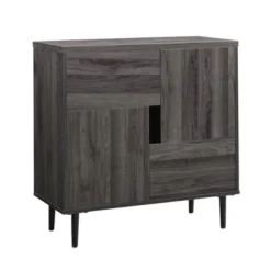 Modern Accent Cabinet With Color Pop Interior - Saracina Home -Quality Furniture Store GUEST 9cf1d42d 1356 4567 8eea 2b7fd1a4324b