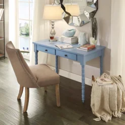 Elliott Wood Writing Desk With Drawers - Inspire Q -Quality Furniture Store GUEST 9d4fbbfa 22d6 41be bbd8 d14257aeaaed