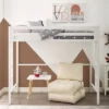 Twin Premium Deluxe Metal Loft Bed - Saracina Home -Quality Furniture Store GUEST 9da84f94 7717 4772 9b35 c3df334b25f2