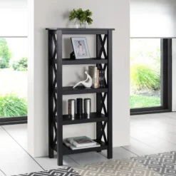 Davis Bookcase - Linon -Quality Furniture Store GUEST 9e6d78ea ac9f 4d6b adca 10e8172e8b98