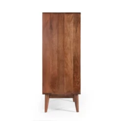 Rabun Handcrafted Mid-Century Modern Mango Wood 3 Drawer Chest Light Oak - Christopher Knight Home -Quality Furniture Store GUEST a1c76a54 50b0 42d0 b222 dfd910b8c033
