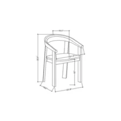 Terra Solid Wood Curved Back Dining Chair - Threshold™ Designed With Studio McGee -Quality Furniture Store GUEST a386c950 6b68 47a0 8004 10af9f6b52b5