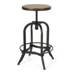 2pc Farmdale Industrial Firwood Adjustable Height Swivel Counter Height Barstools Antique Natural/Pewter - Christopher Knight Home 13 2pc Farmdale Industrial Firwood Adjustable Height Swivel Counter Height Barstools Antique Natural/Pewter - Christopher Knight Home -Quality Furniture Store GUEST a3ad2250 e107 46f8 b155 fb14e222957c