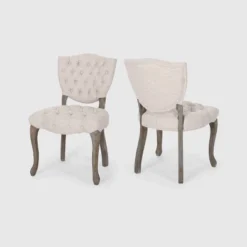 Set Of 2 Crosswind Tufted Dining Chair - Christopher Knight Home -Quality Furniture Store GUEST a4237612 809d 4537 be05 435c78db206e